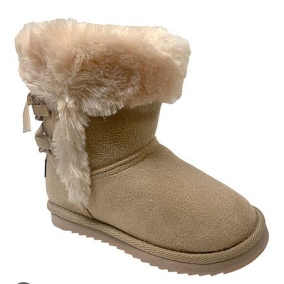 TODDELER GIRL WINTER FAUX FUR LINING SNOW BOOT - Picture 1 of 14